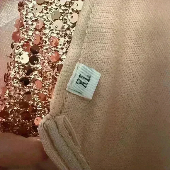 Women's Sequin Panel Hollow Shoulder Mesh Sheer Long Evening Gown Dress XL - Picture 6 of 6